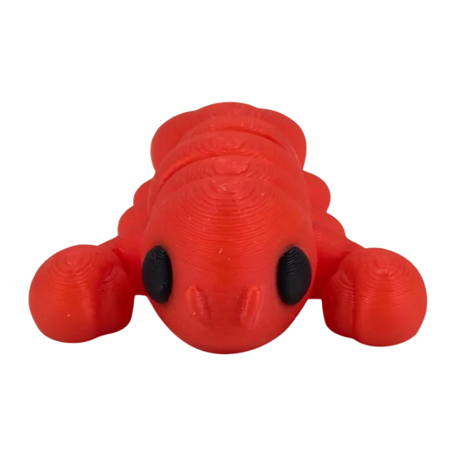 Red articulated lobster