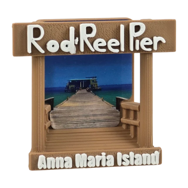 Rod and Reel Pier magnet, Anna Maria Island